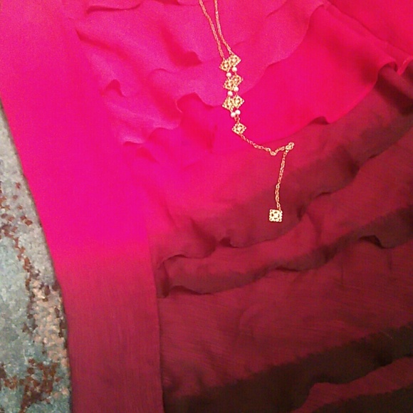 Ombre Ruffle Tank Top - Picture 3 of 5